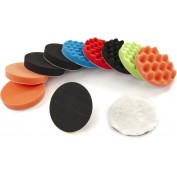 180 mm 12 Delige Polijstset met M14