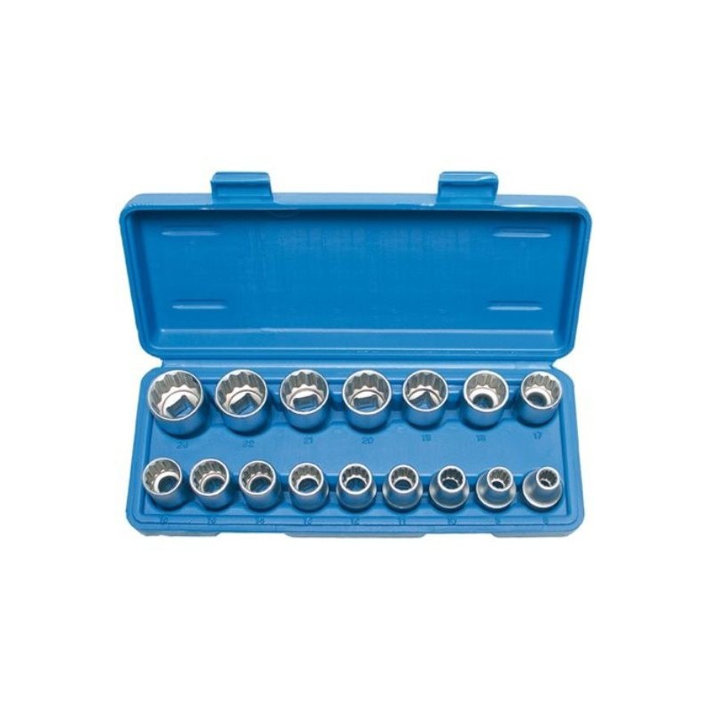 12 KANTIGE DOPPENSET 16 DLG DOPPENSET 12KANTEN BGS2226 12 KANTIGE DOPPENSET 16 DLG DOPPENSET 12KANTEN BGS2226