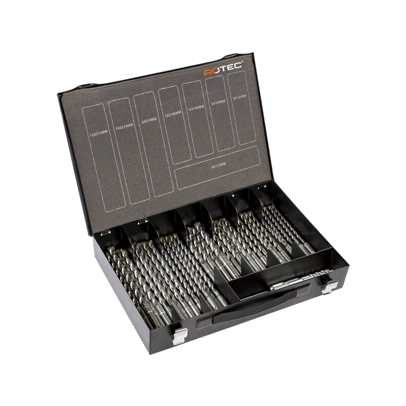 RUBENCO 40-dlg set SDS-plus hamerboren, OPTI-LINE RUBENCO 40-dlg set SDS-plus hamerboren, OPTI-LINE